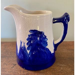 VINTAGE OLD SLEEPY EYE 7” PITCHER MONMOUTH POTTERY